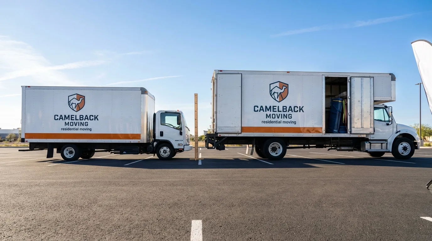 Moving truck size capacity guide in Pacific City
